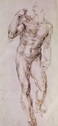 Sketch of David with his Sling